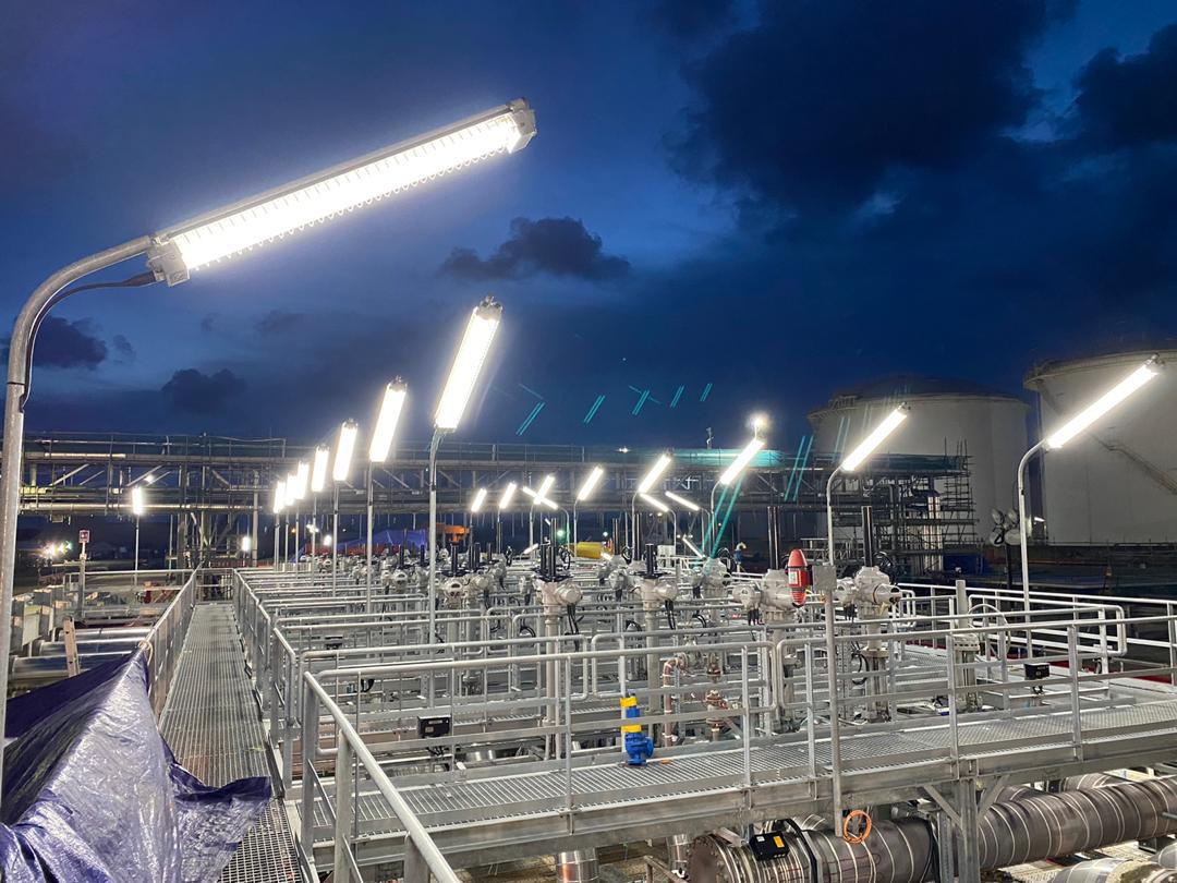 LED Explosion Proof Light Project in a chemical plant