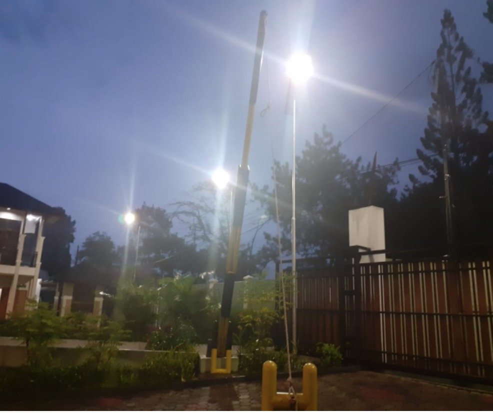 Solar LED Street Light Project in Indonesia